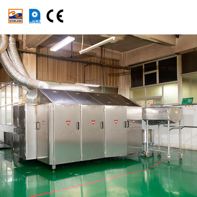1.0HP 0.75kw ウェッファーコーン機械 PLC グルメ食品機械