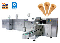 高い発電の標準的なアイスクリーム・コーン10000PCS/時間のための適用範囲が広い砂糖の円錐形機械