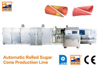 耐久の砂糖の円錐形の生産ライン/産業アイス クリーム メーカー7000L*2400W*1800H