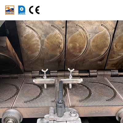 PLC制御卵巻き生産ライン 1.5KW 自動ウェッフルロール 焼肉機