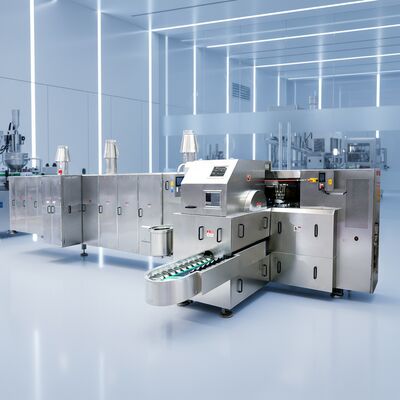 高い生産性の、アイスクリームコーン製造機の仕様。一貫したコーンを提供するために構築されています。