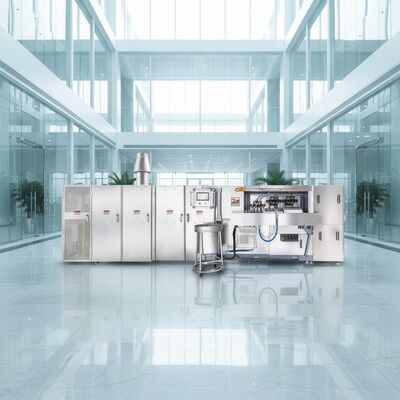 ステンレス鋼製の自動ウエファーコーン機 絶妙な脆いウエファーコーンを継続的に生産するのに最適