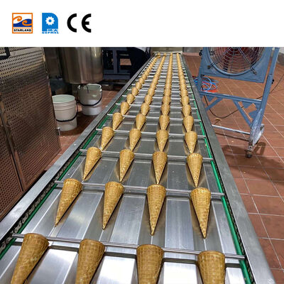 アイスクリームコンの冷却速度を増加させるコーン生産ラインのための工業用アクセサリー