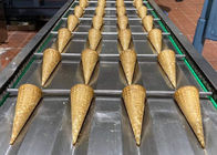 101の焼ける版の卵ロール アイスクリーム・コーンの生産ライン14000×2300W×2000H