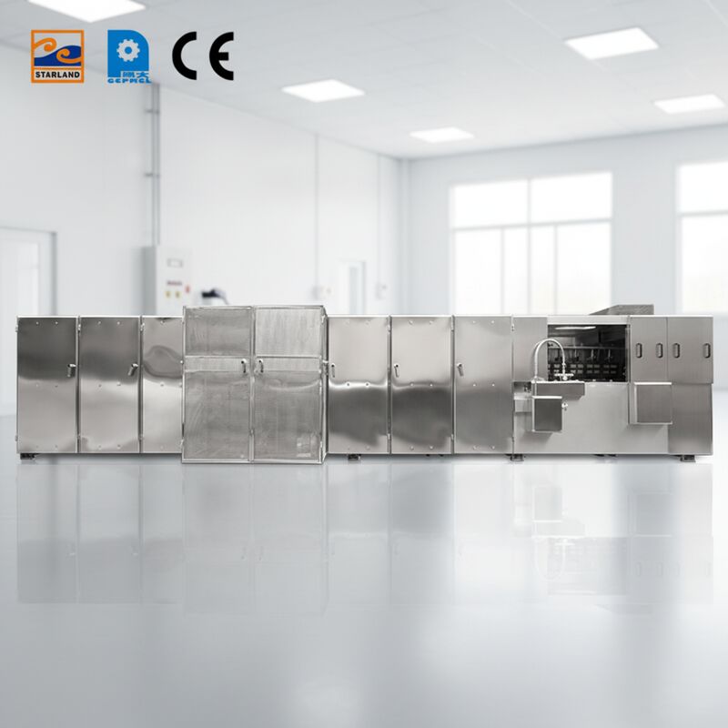 モナカ・ウェッファー製造設備は,ステンレス鋼材を用いて製造され,堅牢な構造と動作を保証する.