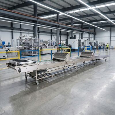 工業用ビスケット生産用輸送機に適したマーシャルリング冷却輸送機